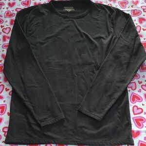 Classic Black Long Sleeve Men's Tee